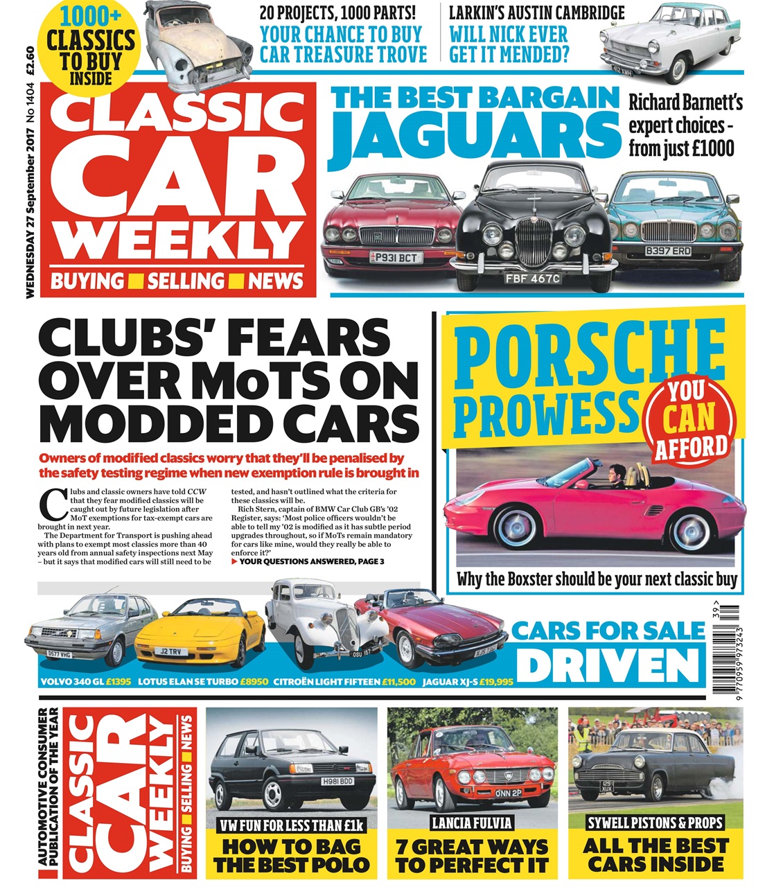 Classic Car Weekly Preview Pages