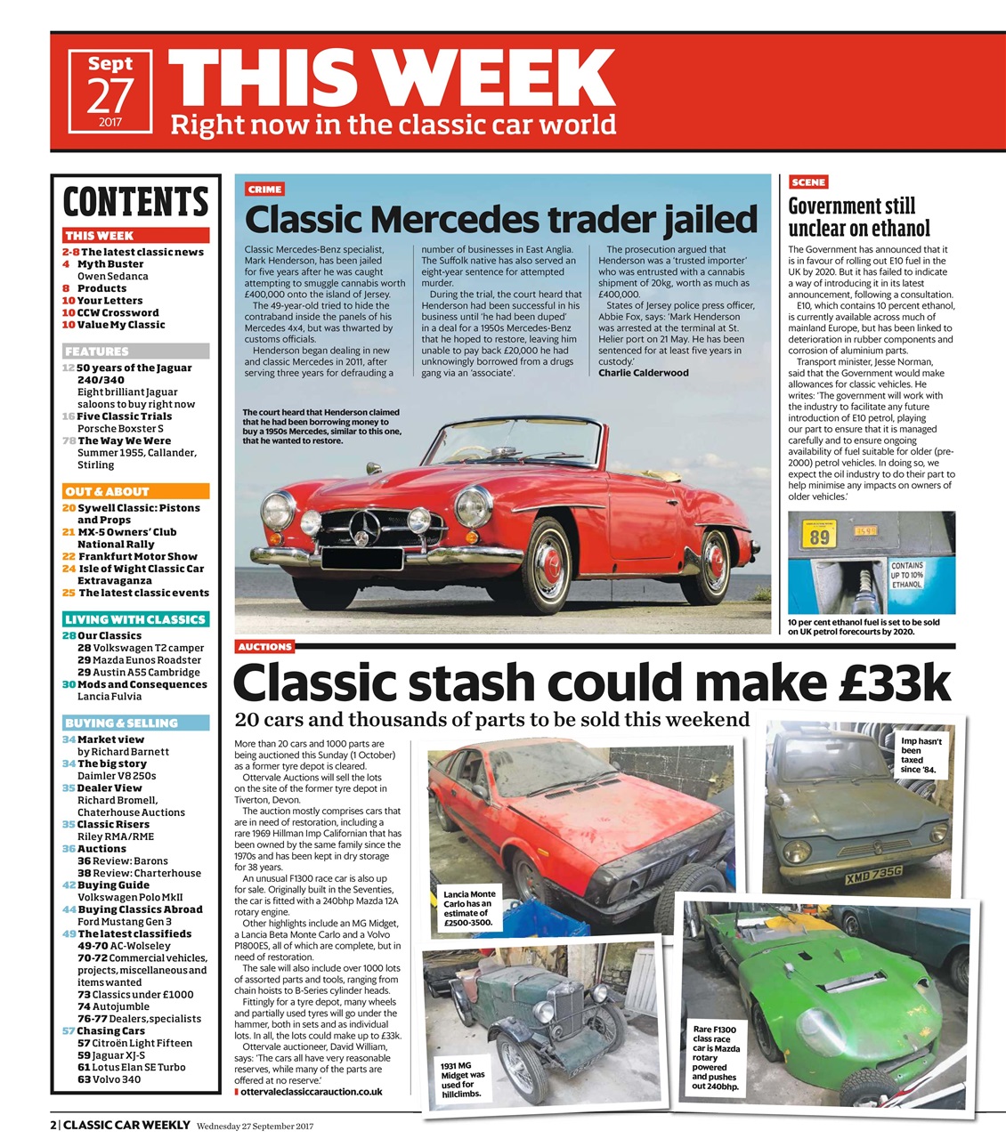 Classic Car Weekly Preview Pages