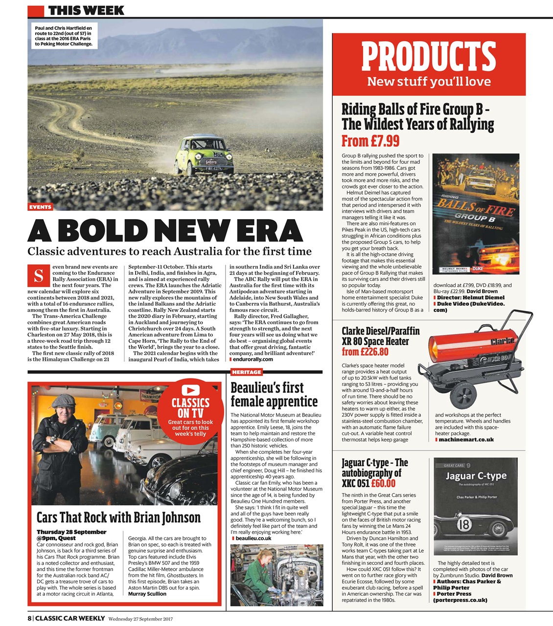 Classic Car Weekly Preview Pages