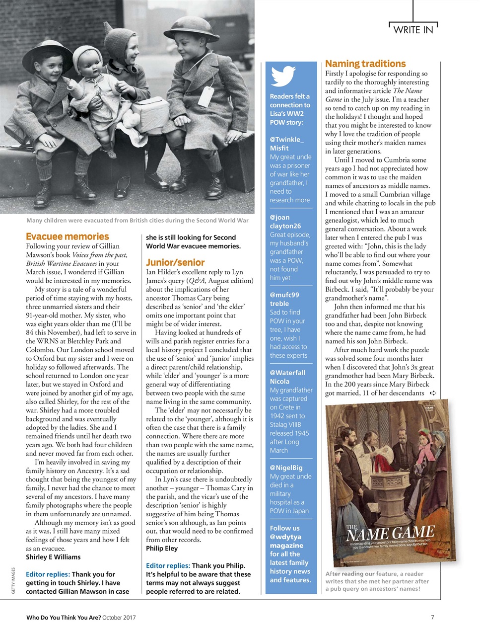 Who Do You Think You Are? Preview Pages