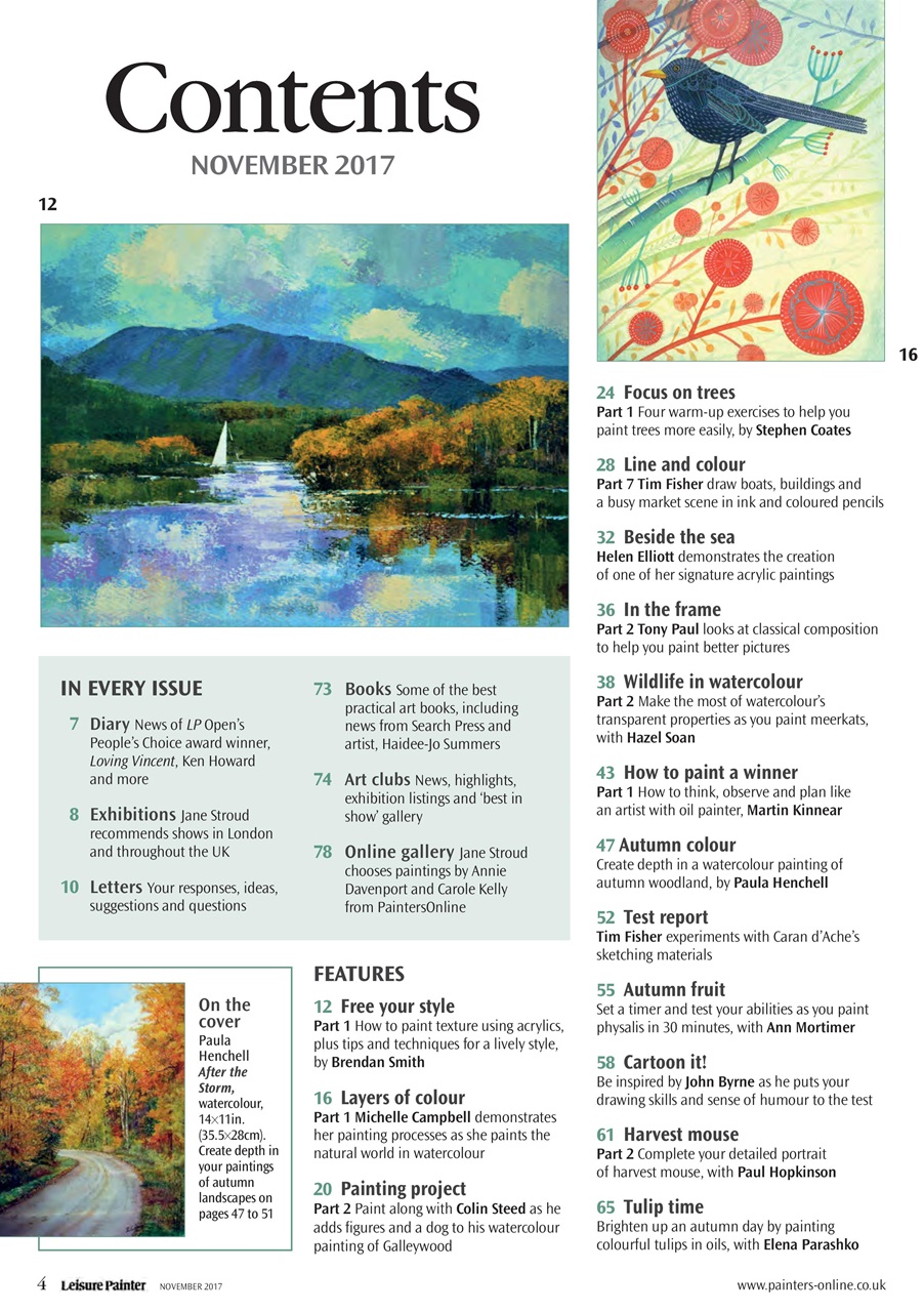 Leisure Painter & The Artist Preview Pages