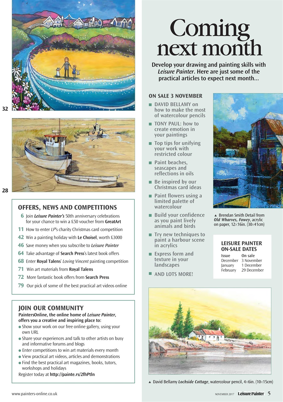 Leisure Painter & The Artist Preview Pages