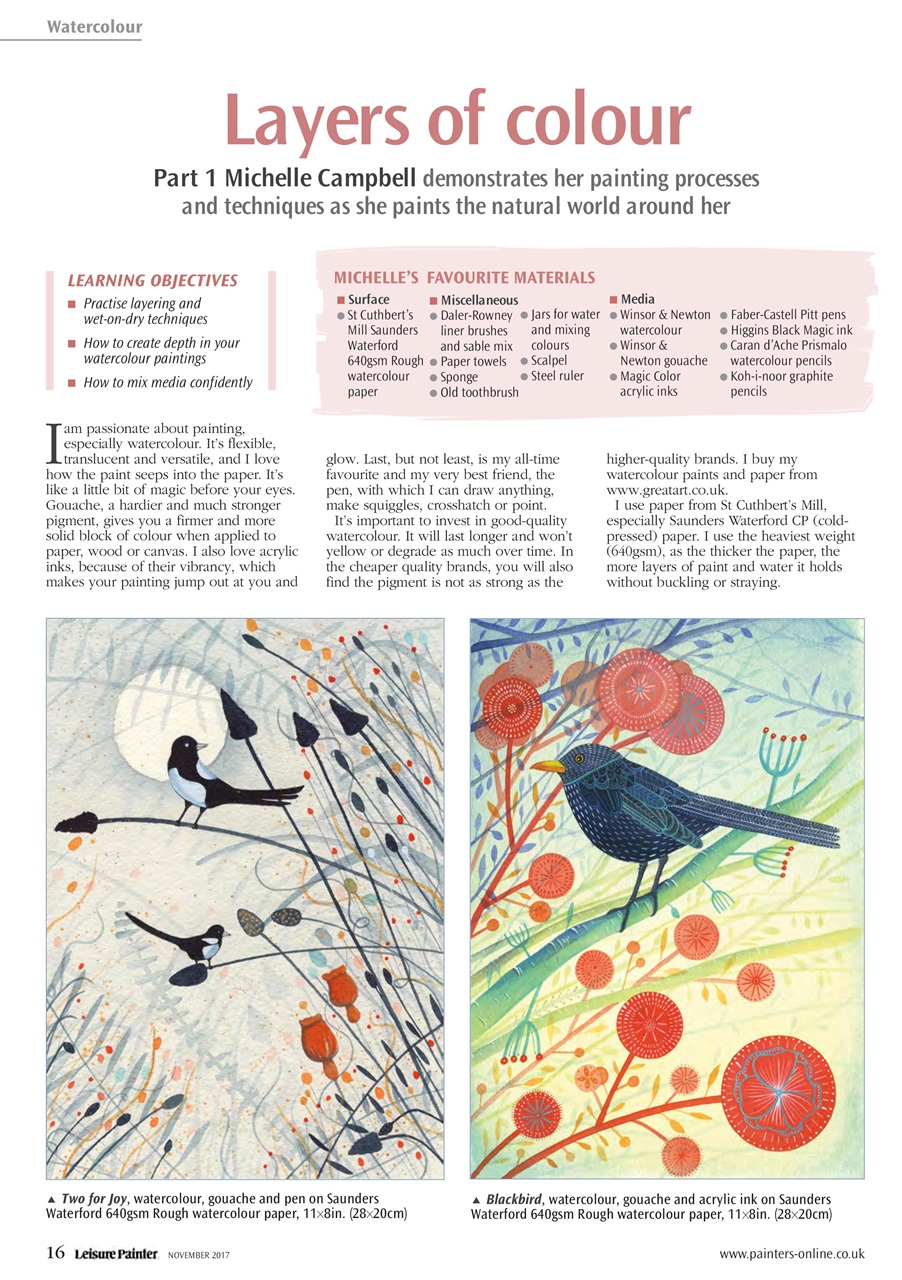 Leisure Painter & The Artist Preview Pages