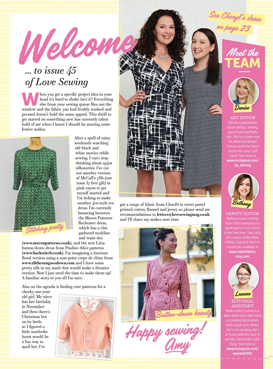 Love Sewing Preview Pages