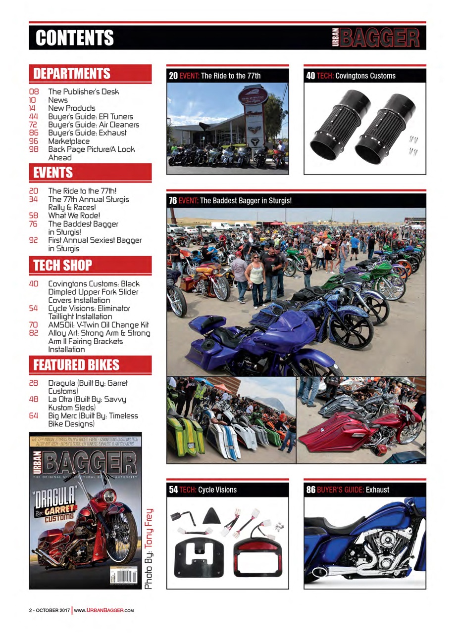 Urban Bagger Preview Pages
