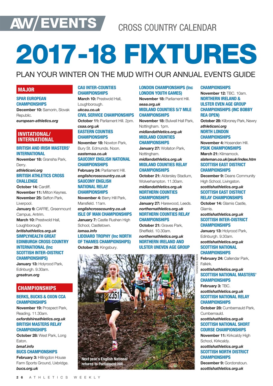 AW – Athletics Weekly Magazine Preview Pages