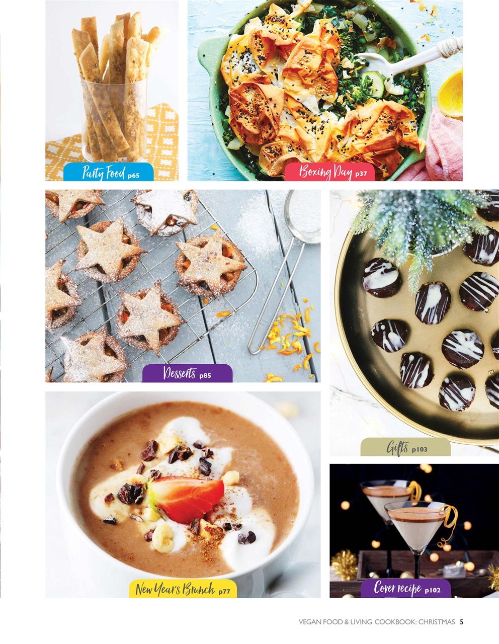 Vegan Food & Living Magazine Preview Pages