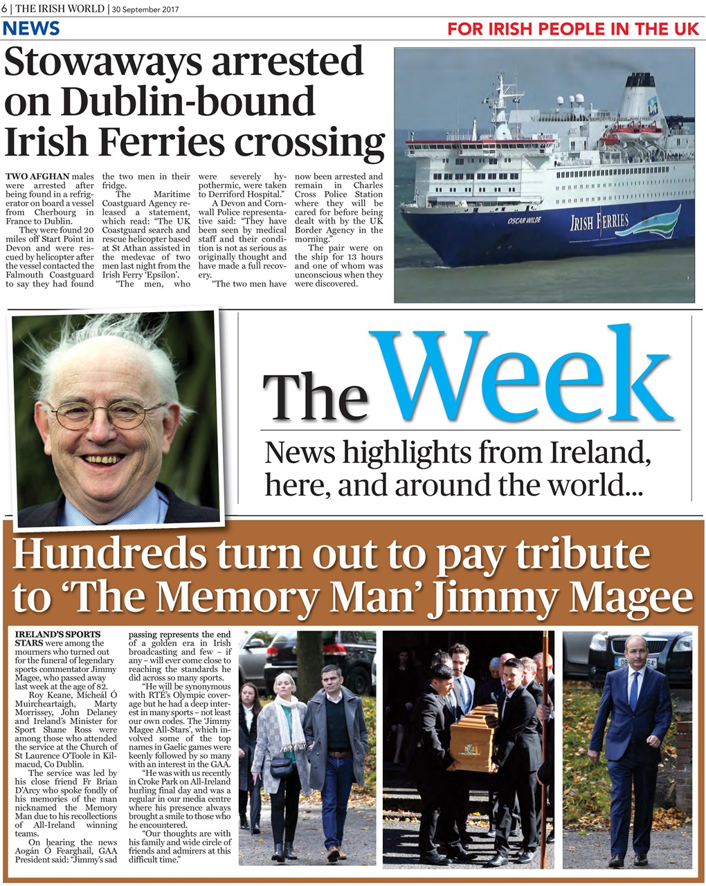 Irish World Preview Pages