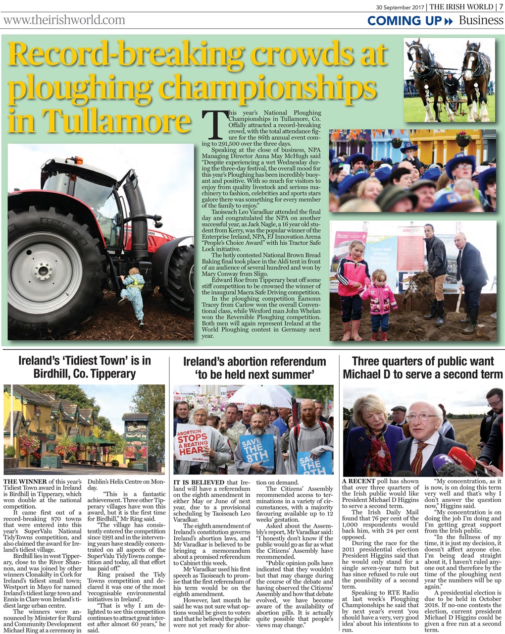 Irish World Preview Pages