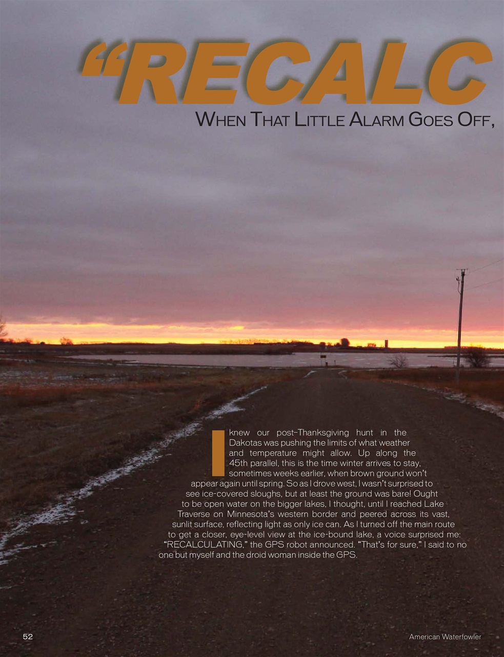 American Waterfowler Preview Pages