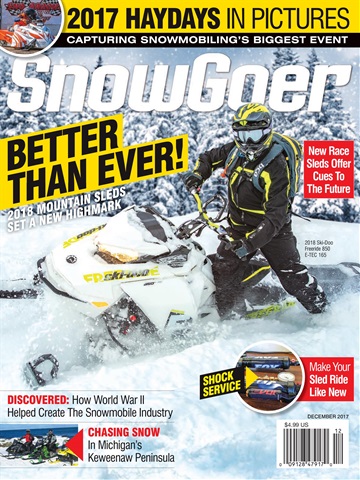 SnowGoer issue December 2017