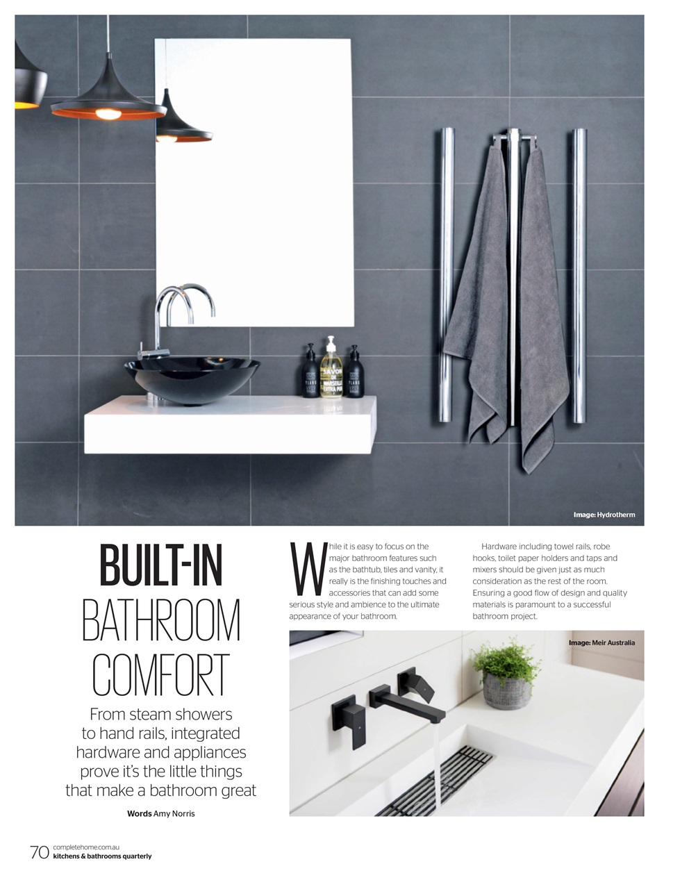 Kitchens & Bathrooms Quarterly Preview Pages