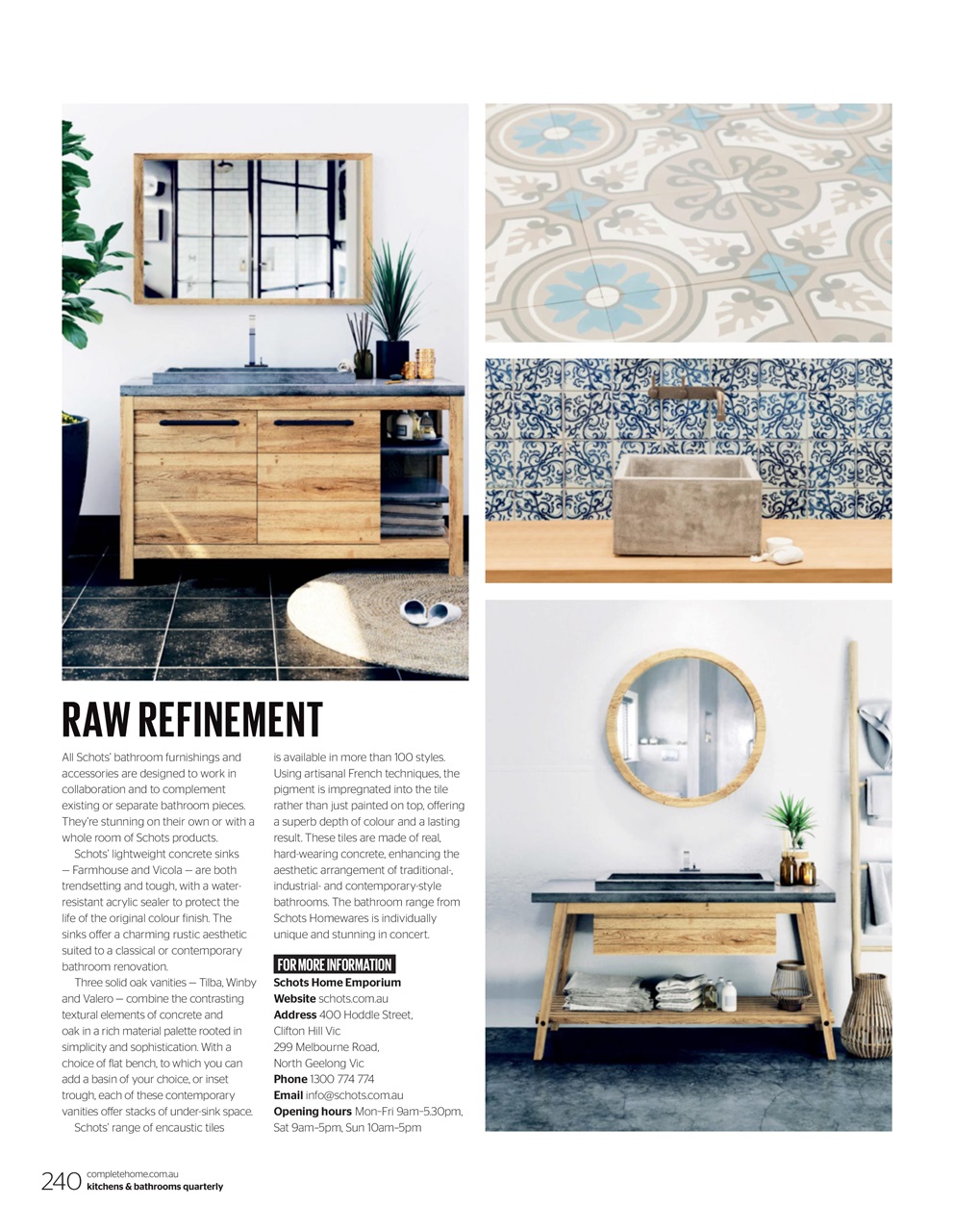 Kitchens & Bathrooms Quarterly Preview Pages