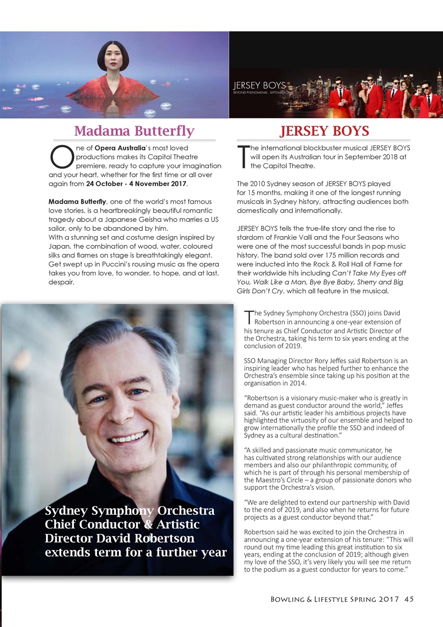 Australian National Bowling & Lifestyle Magazine Preview Pages