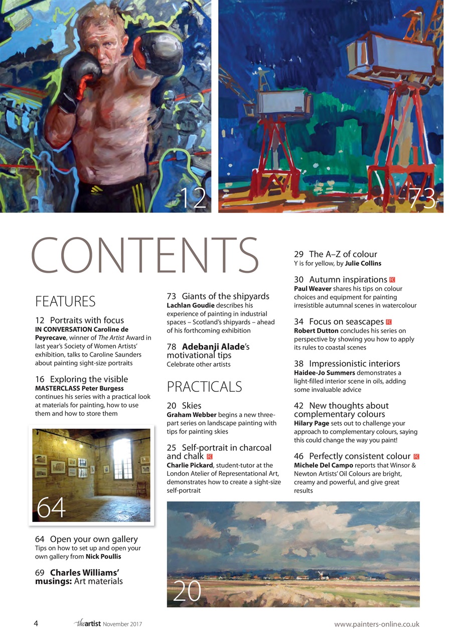 The Artist Preview Pages