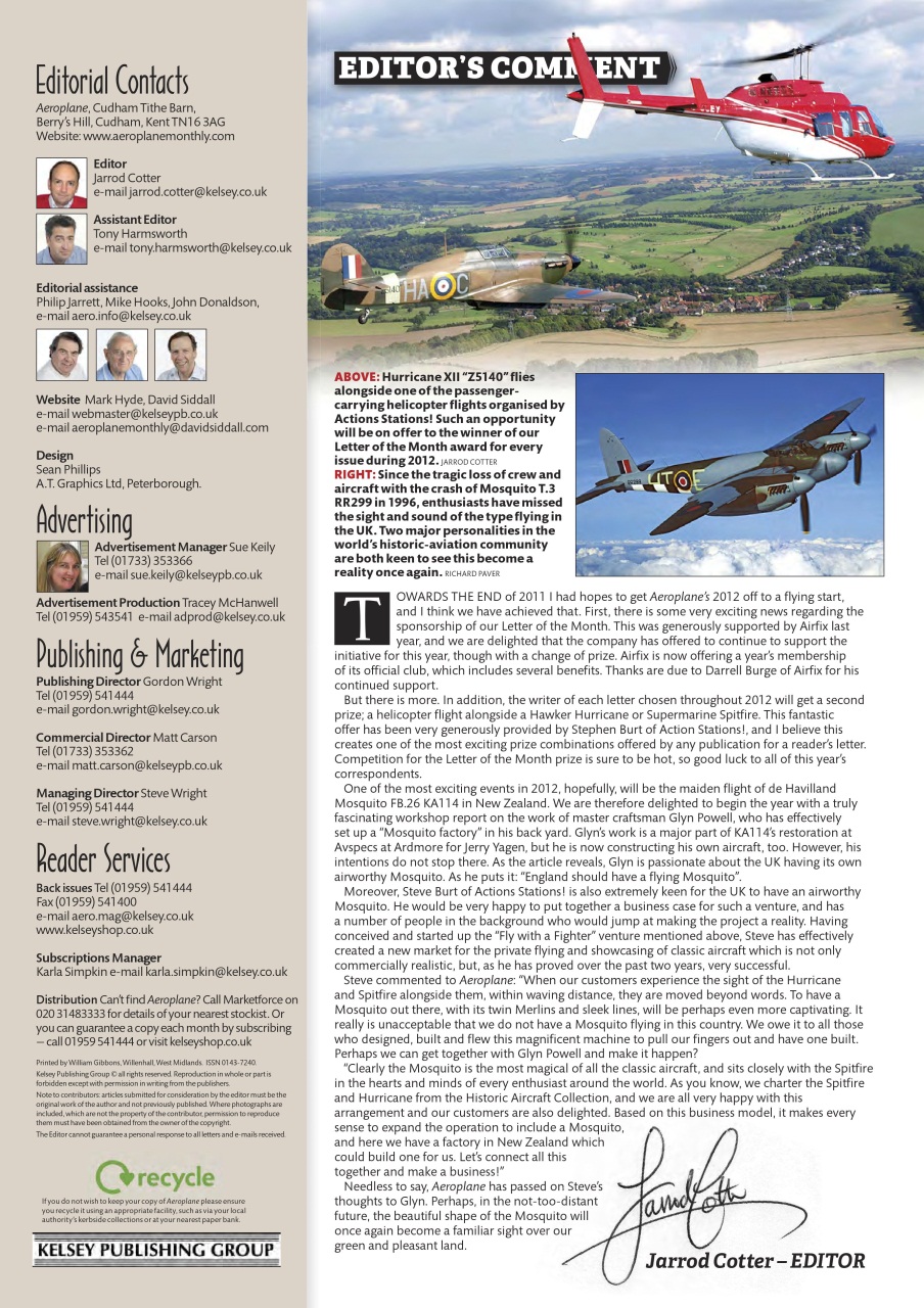 Aeroplane Preview Pages