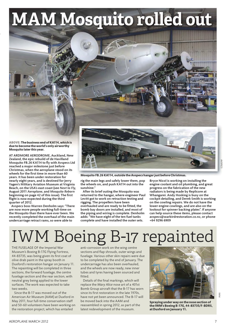 Aeroplane Preview Pages