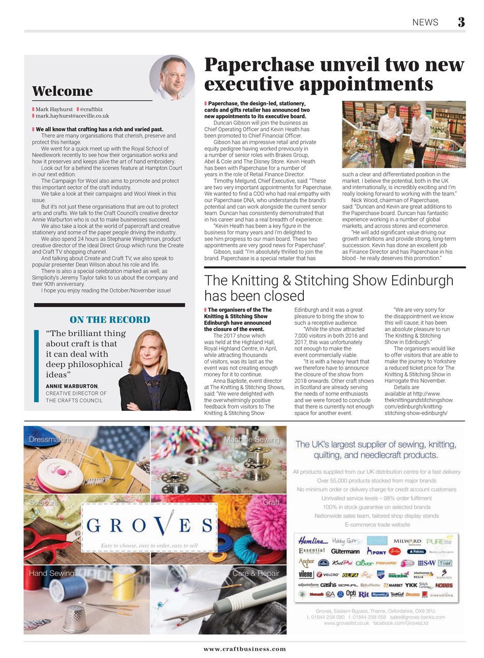 Craft Business Preview Pages