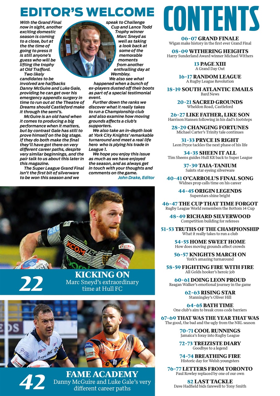 Rugby League World Preview Pages