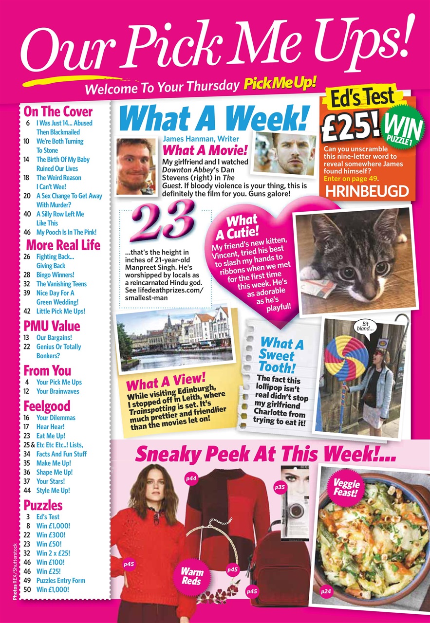 Pick Me Up Preview Pages