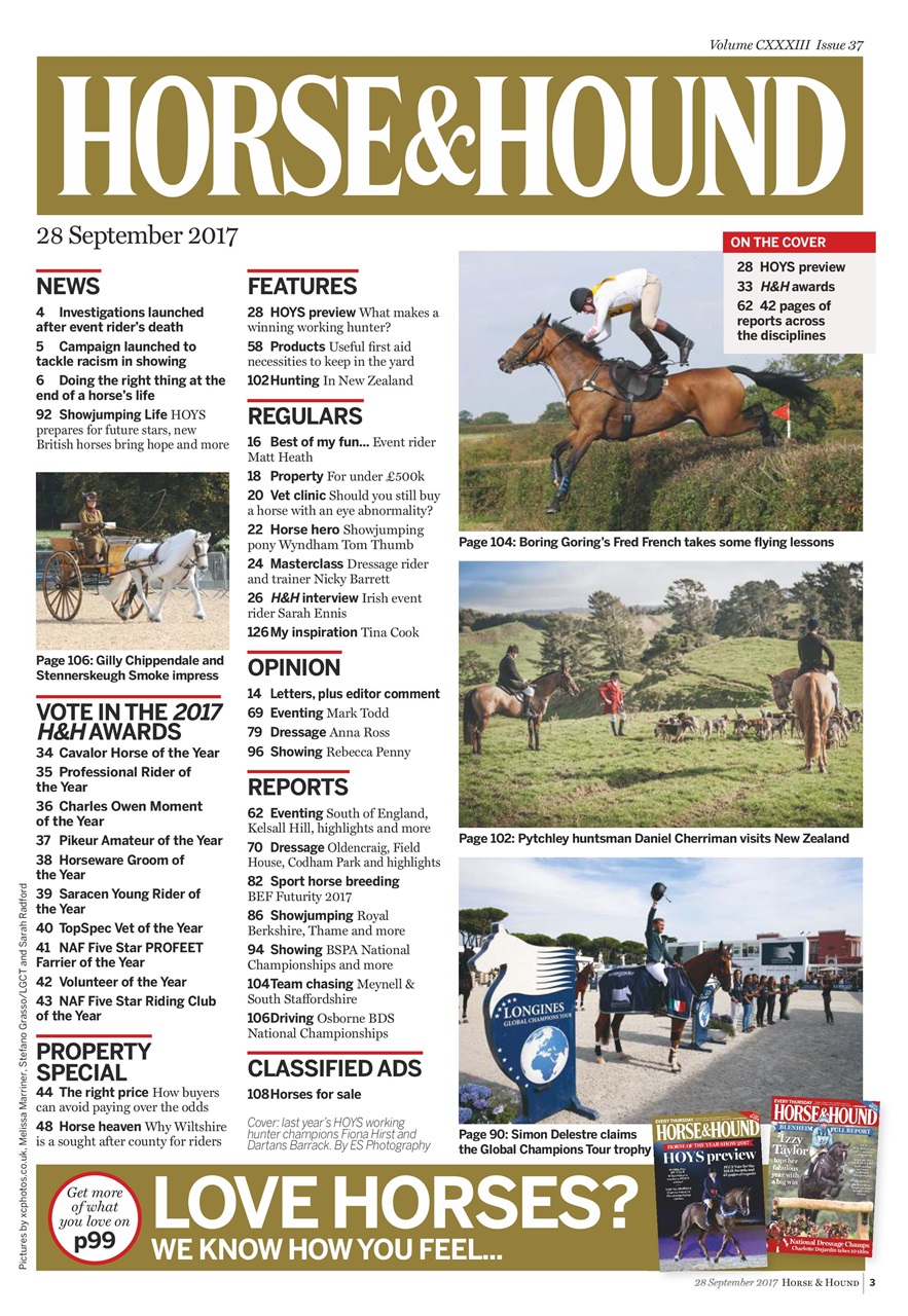 Horse & Hound Preview Pages