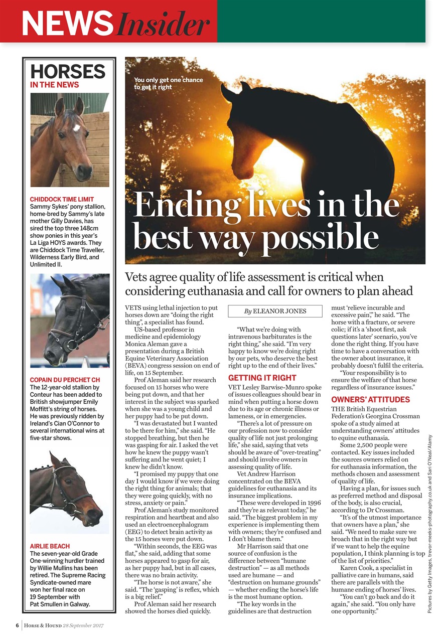 Horse & Hound Preview Pages