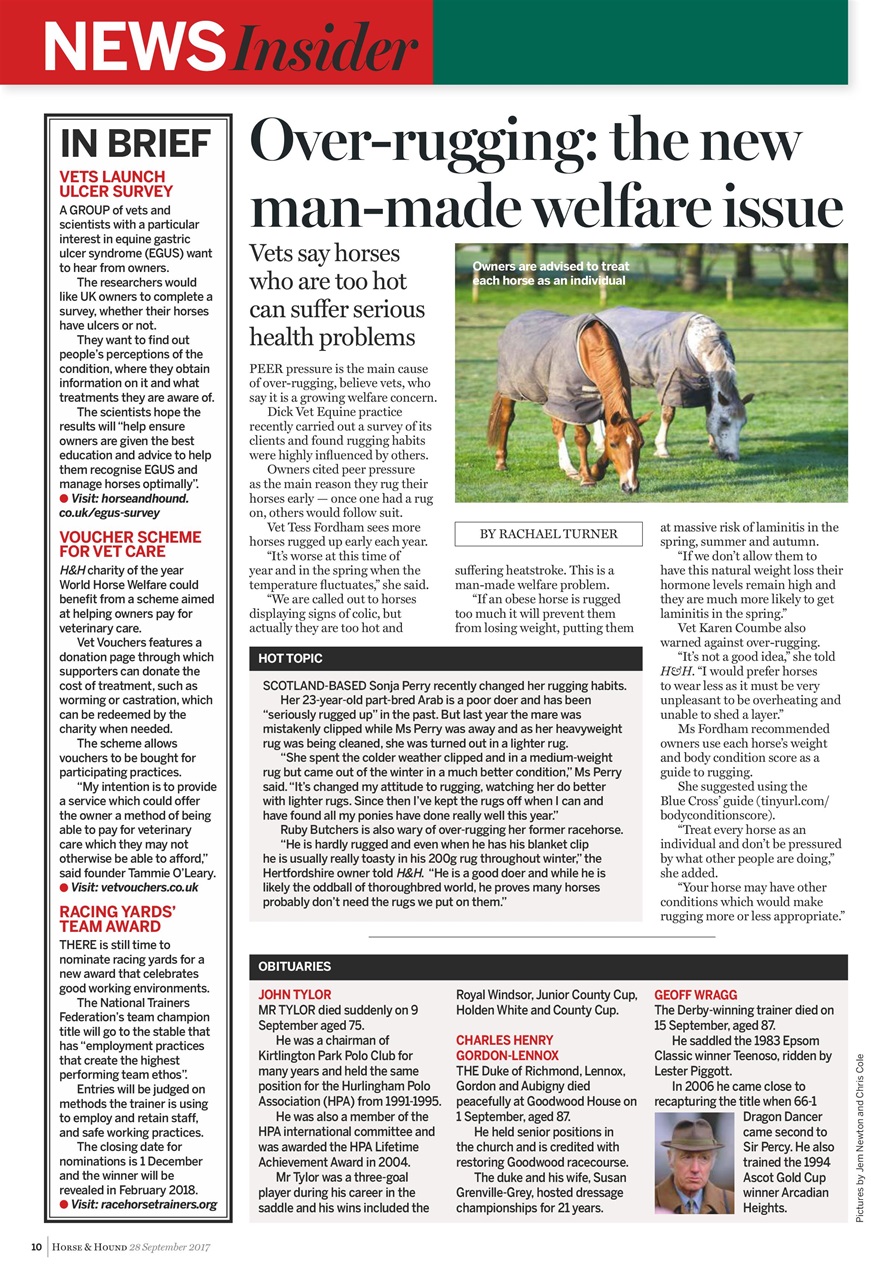 Horse & Hound Preview Pages