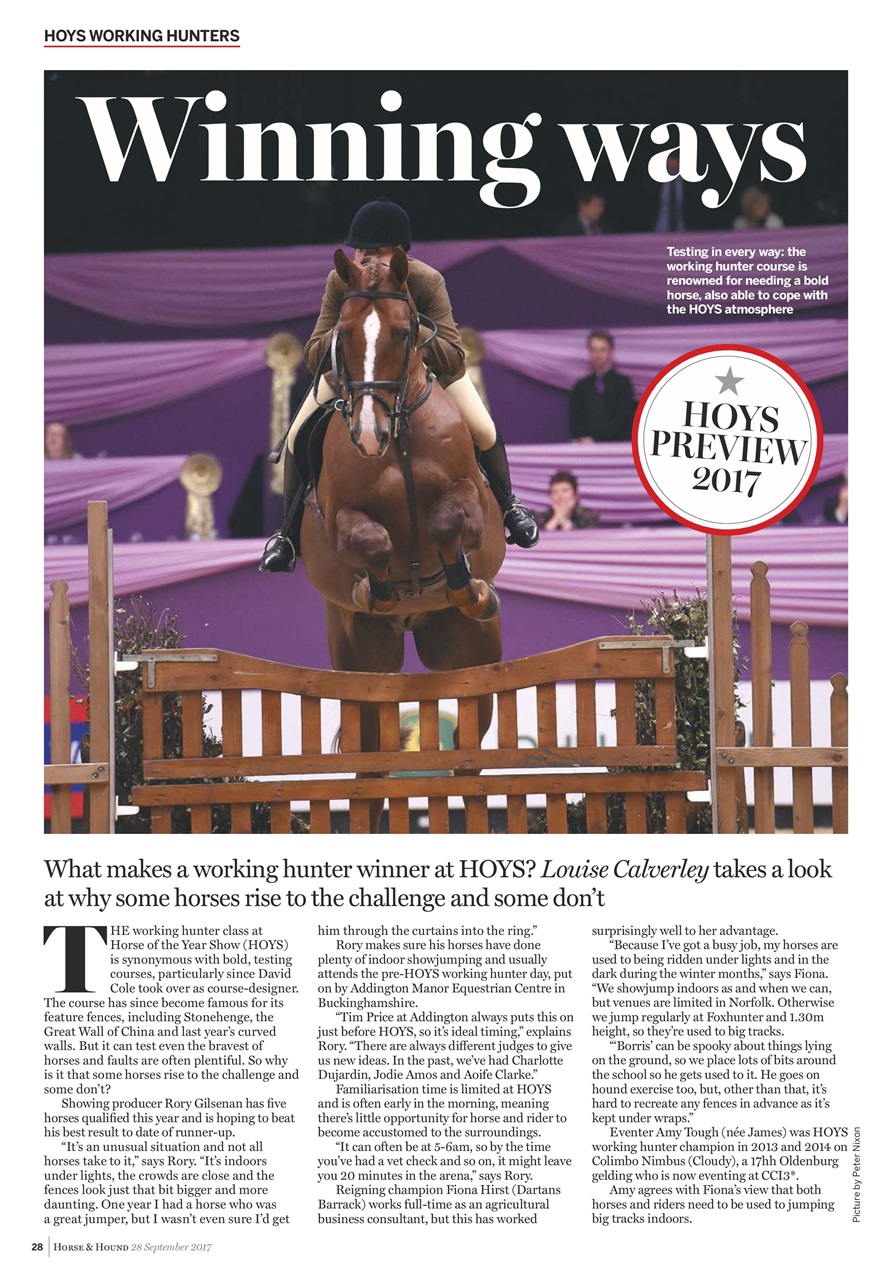 Horse & Hound Preview Pages