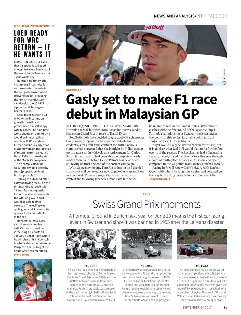 Autosport Preview Pages
