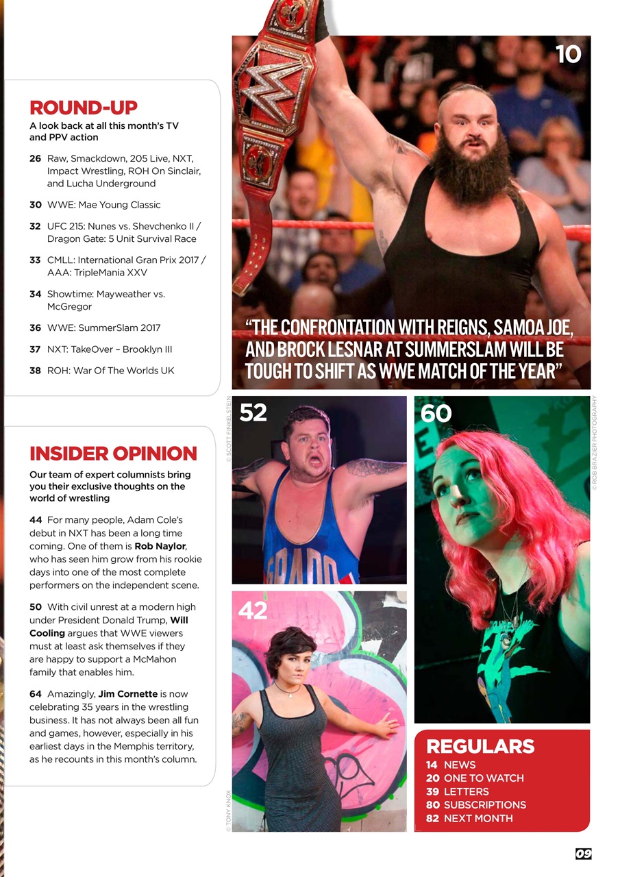 Wrestletalk Magazine Preview Pages