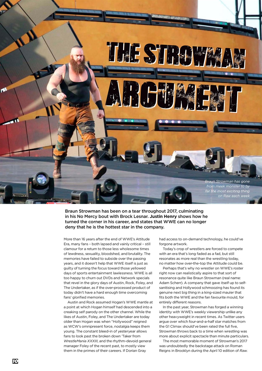 Wrestletalk Magazine Preview Pages