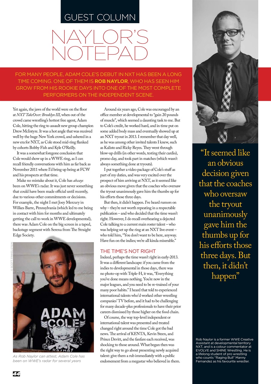 Wrestletalk Magazine Preview Pages