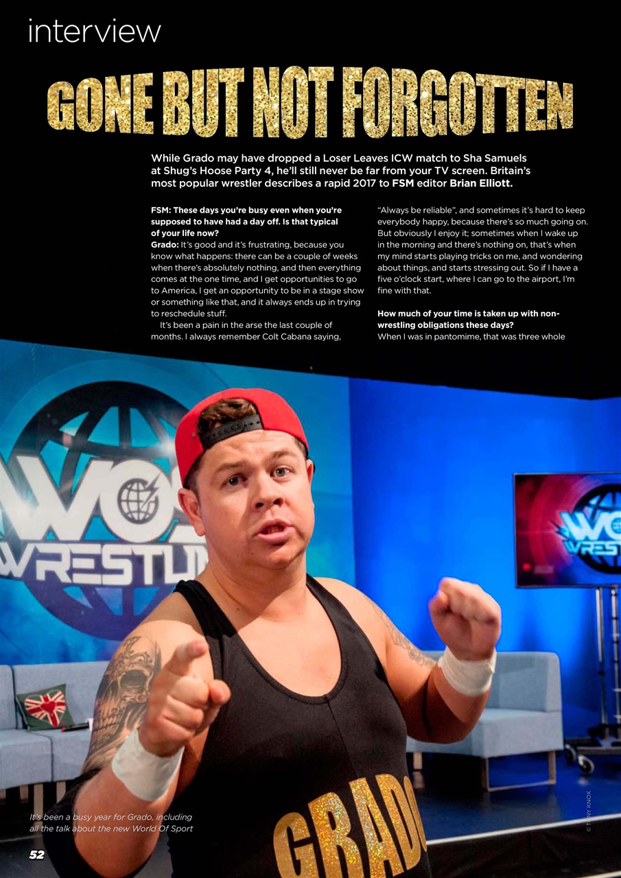 Wrestletalk Magazine Preview Pages