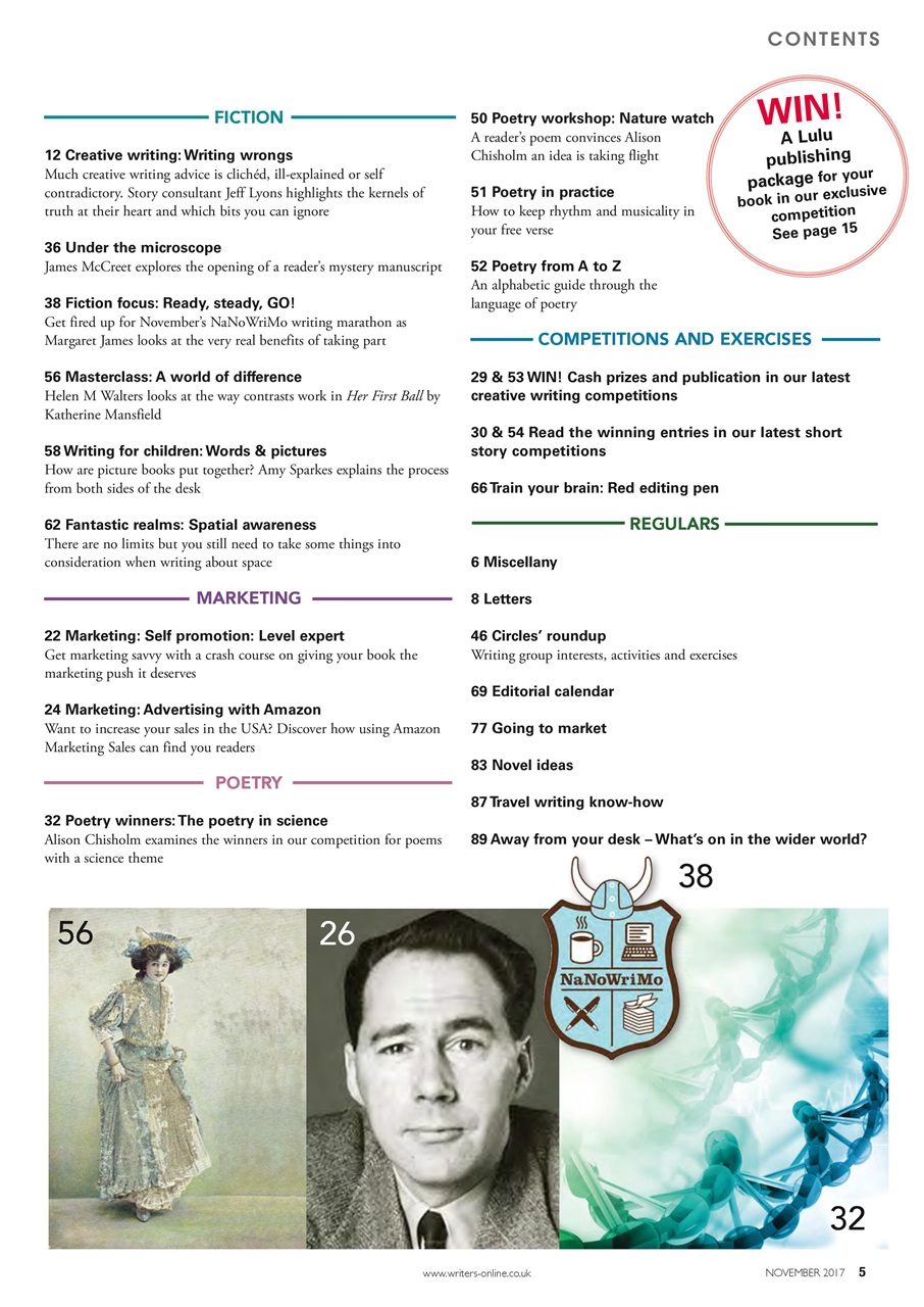 Writing Magazine Preview Pages