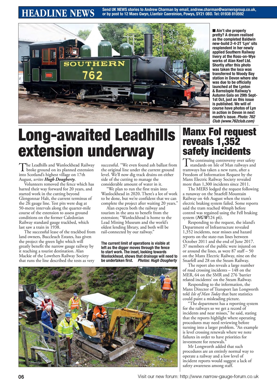 Narrow Gauge World Preview Pages