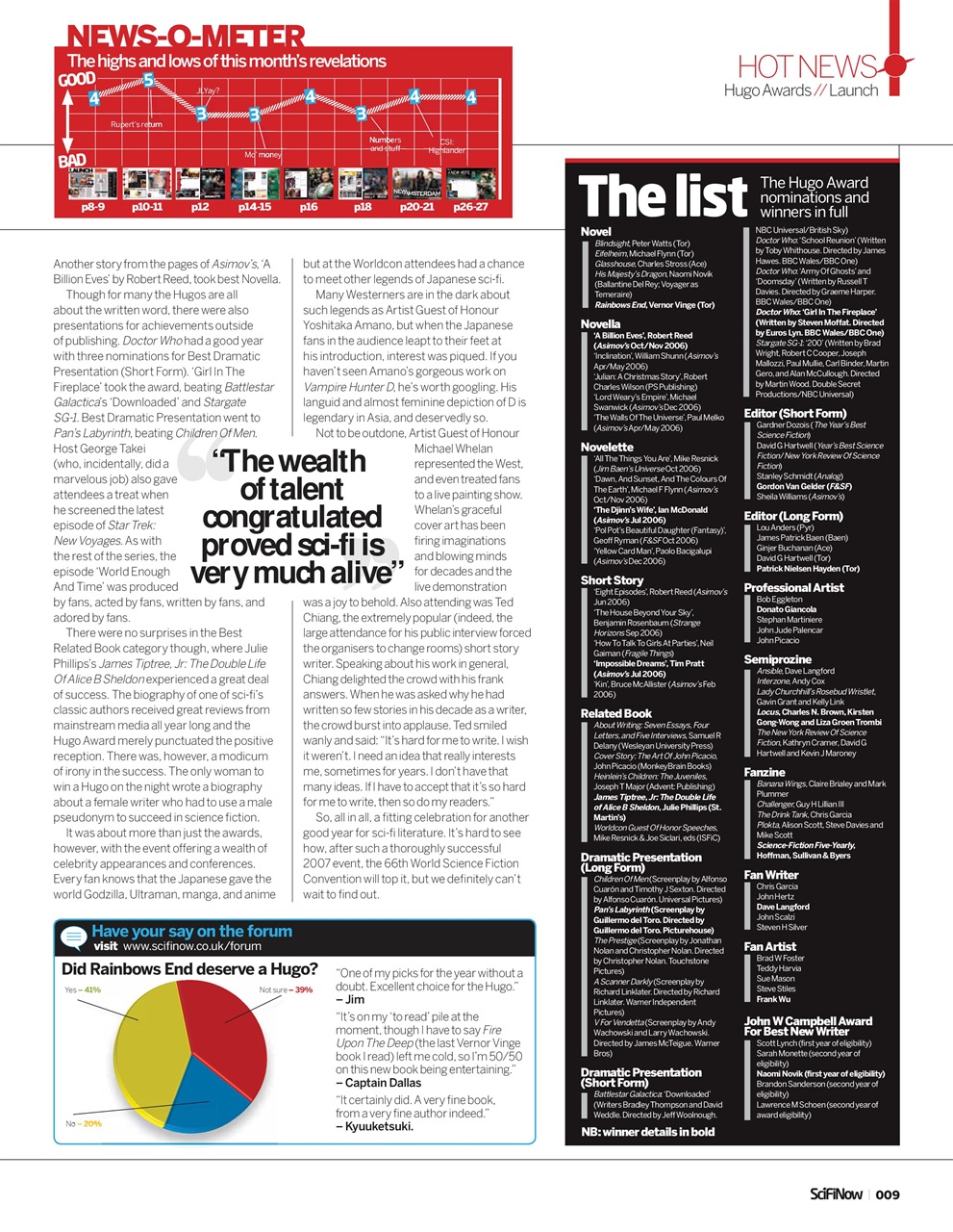 SciFiNow Preview Pages