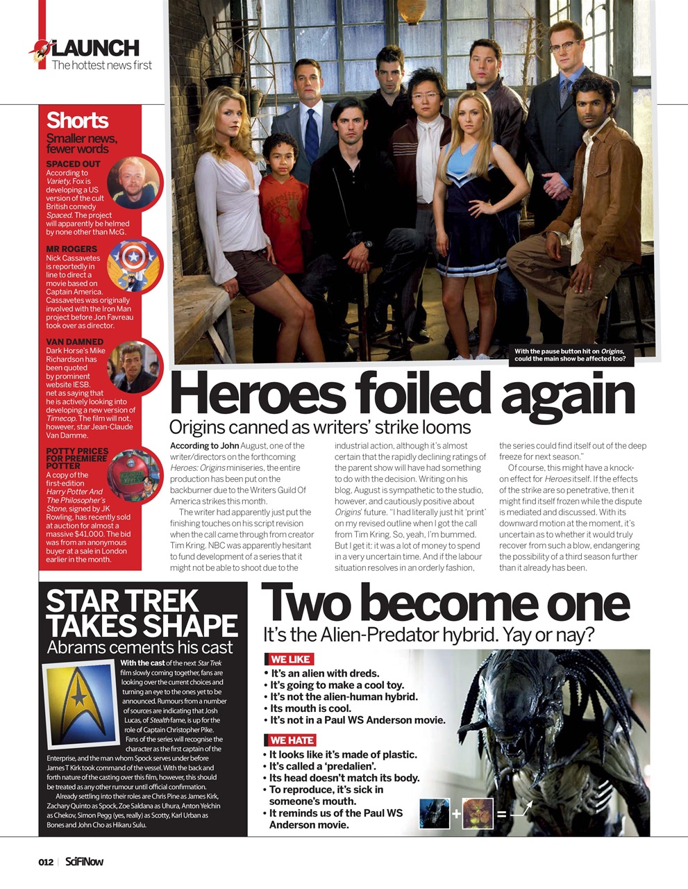 SciFiNow Preview Pages