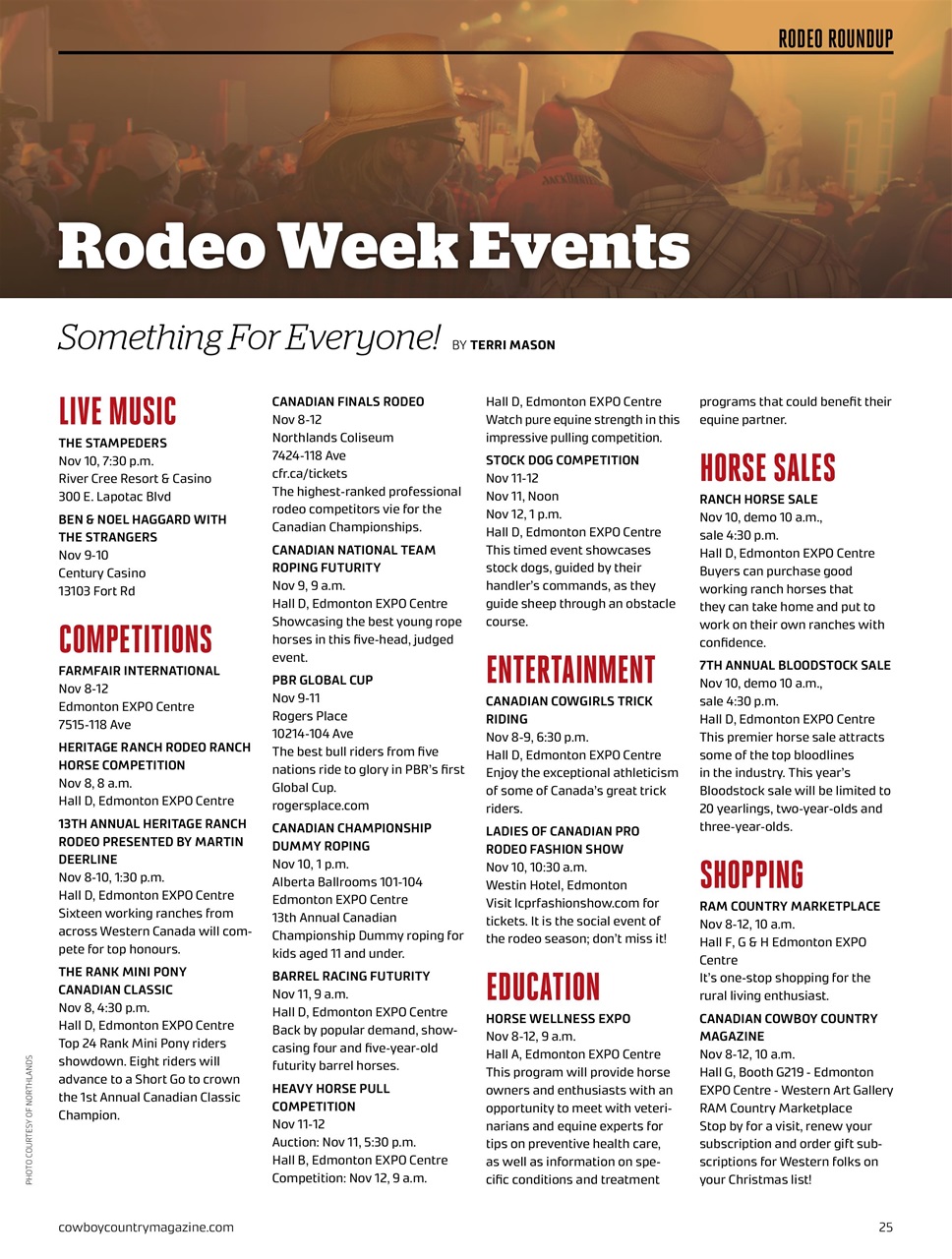 Canadian Cowboy Country Preview Pages