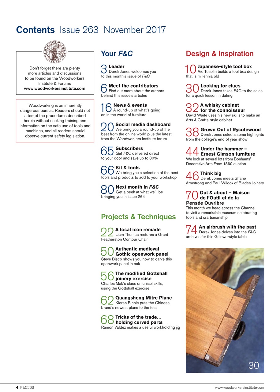 Furniture & Cabinetmaking Preview Pages