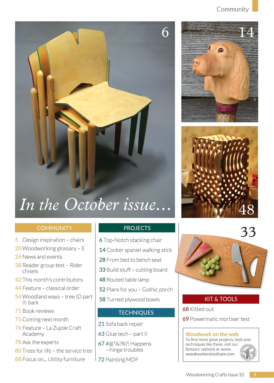 Woodworking Crafts Magazine Preview Pages