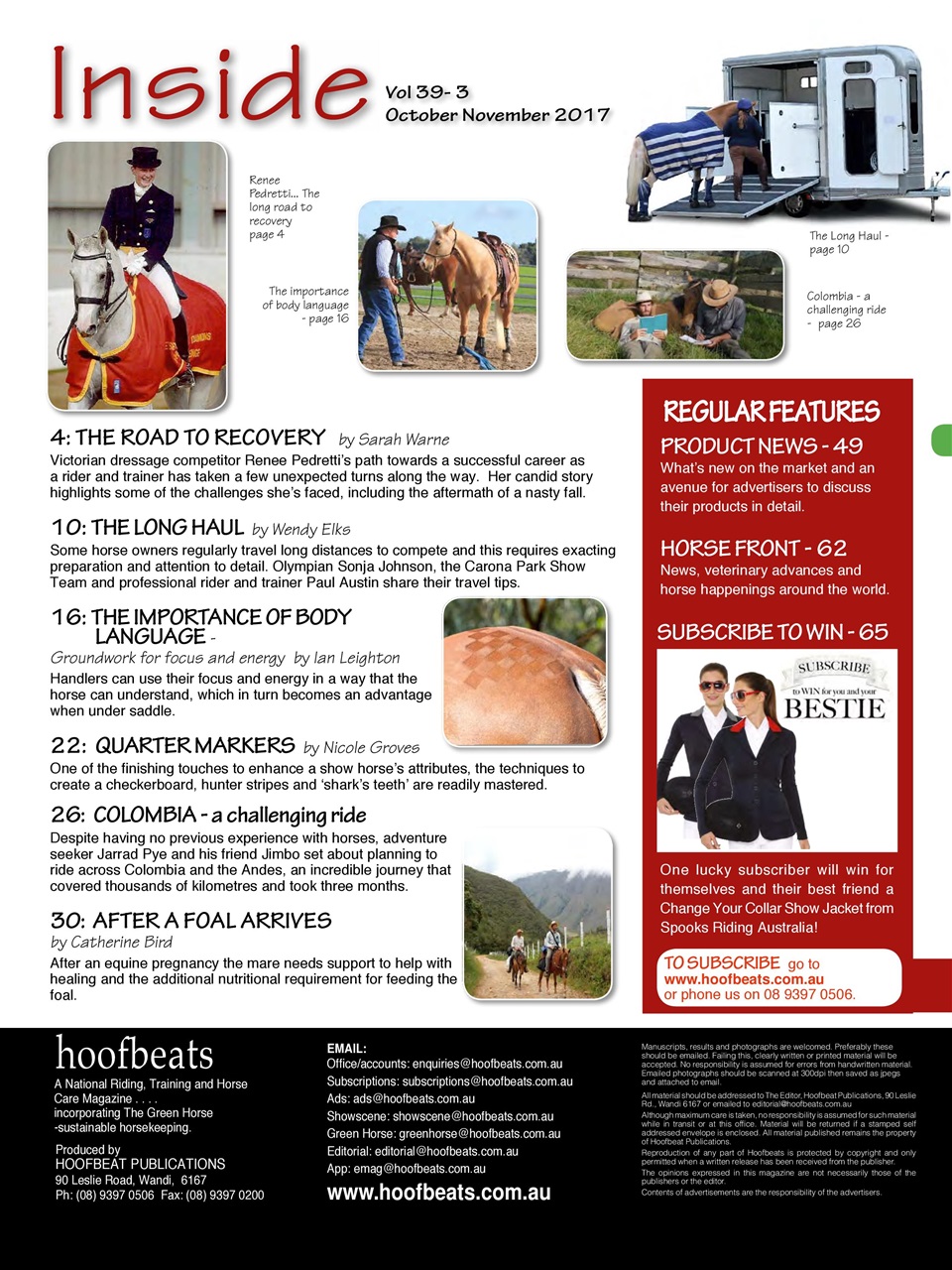 Hoofbeats Preview Pages