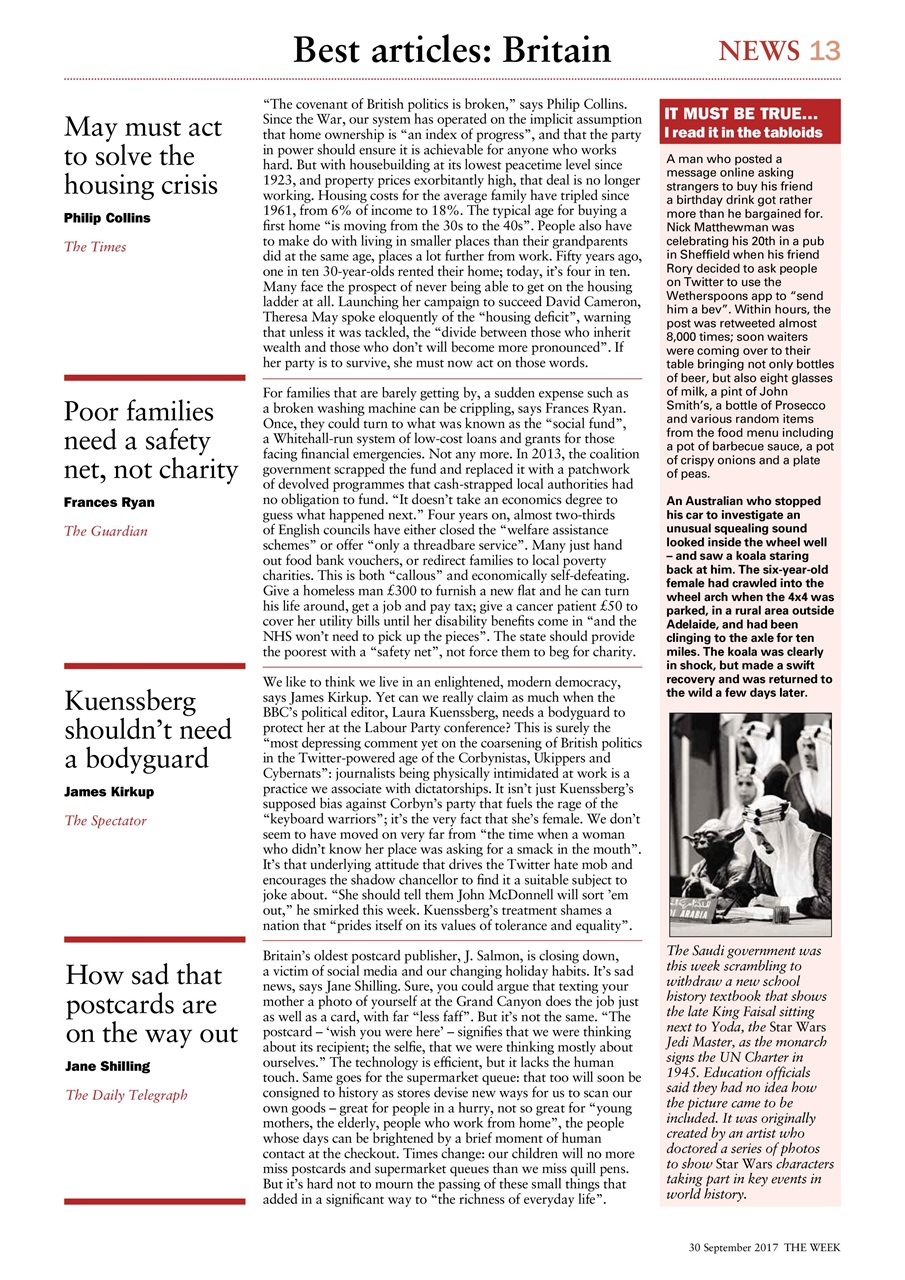 The Week Preview Pages