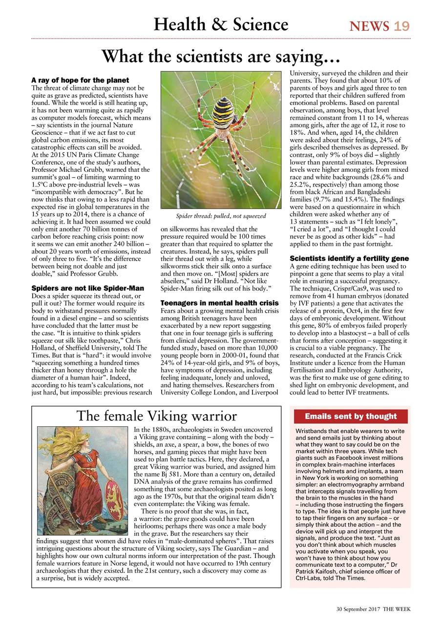 The Week Preview Pages