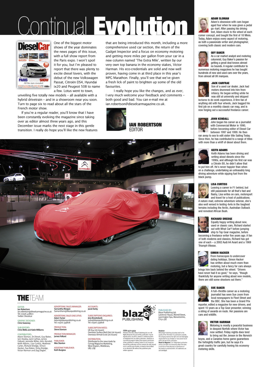 Diesel&EcoCar Magazine Preview Pages