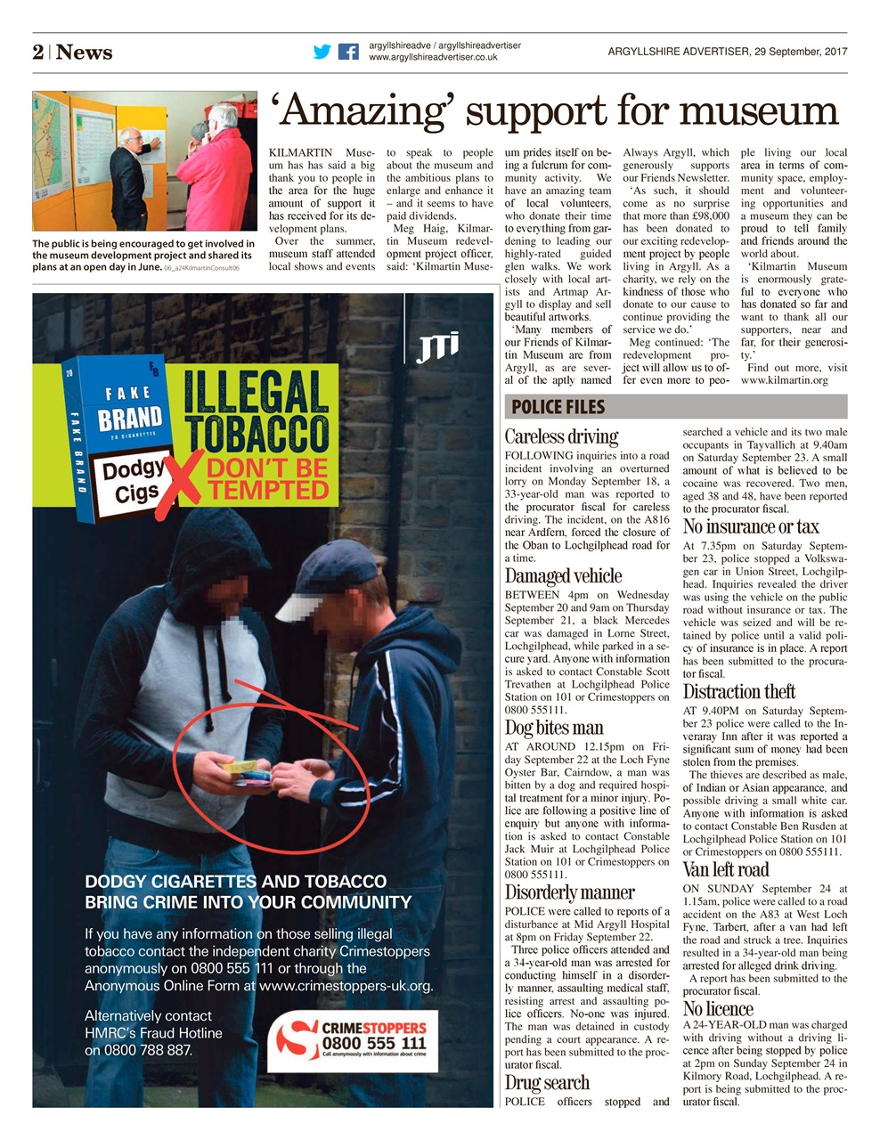 Argyllshire Advertiser Preview Pages