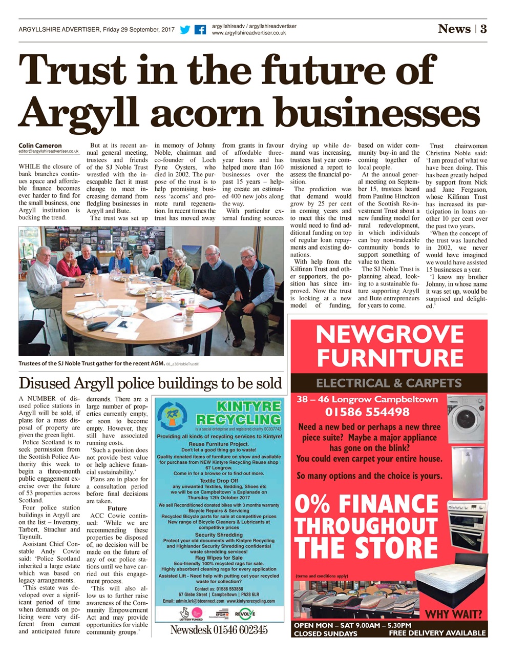 Argyllshire Advertiser Preview Pages