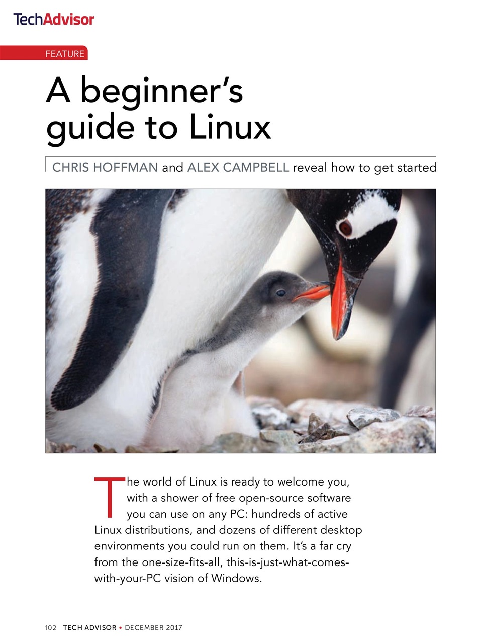 Tech Advisor Preview Pages