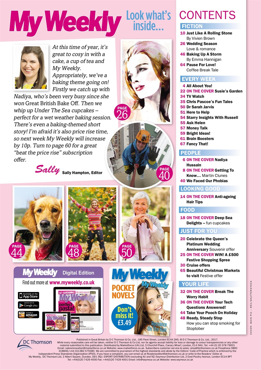 My Weekly Preview Pages