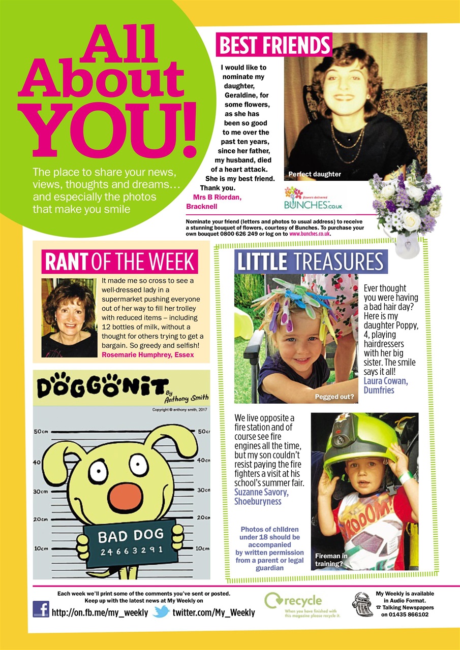 My Weekly Preview Pages