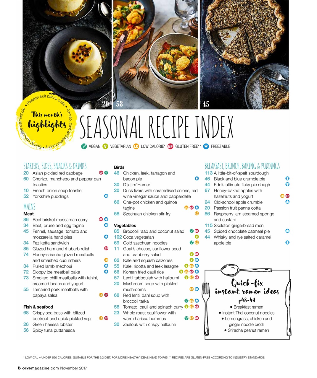 Olive Magazine Preview Pages